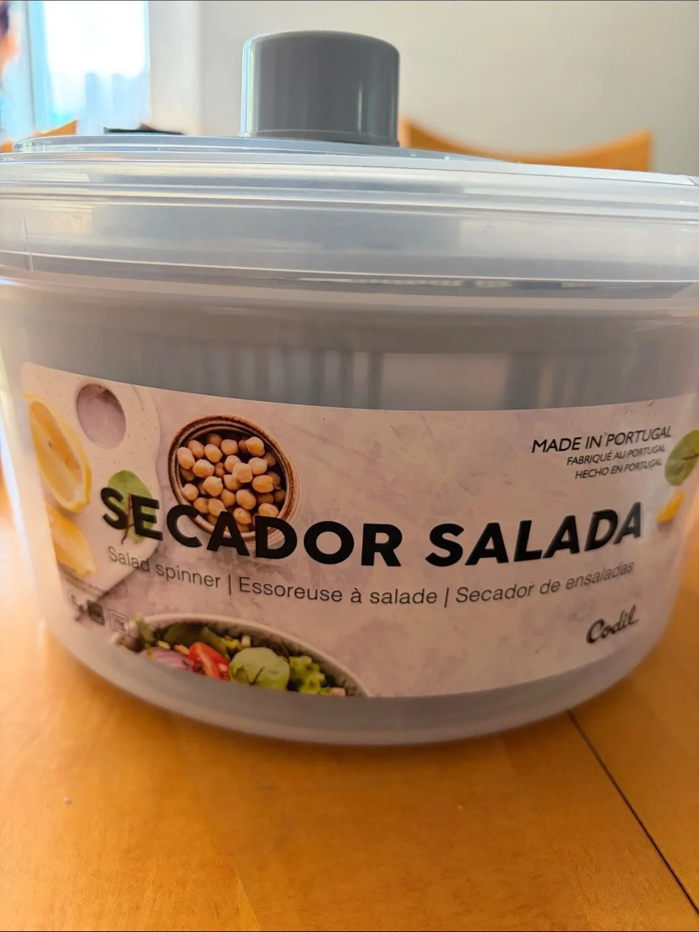 Gray Salad Spinner - Secador Salada by